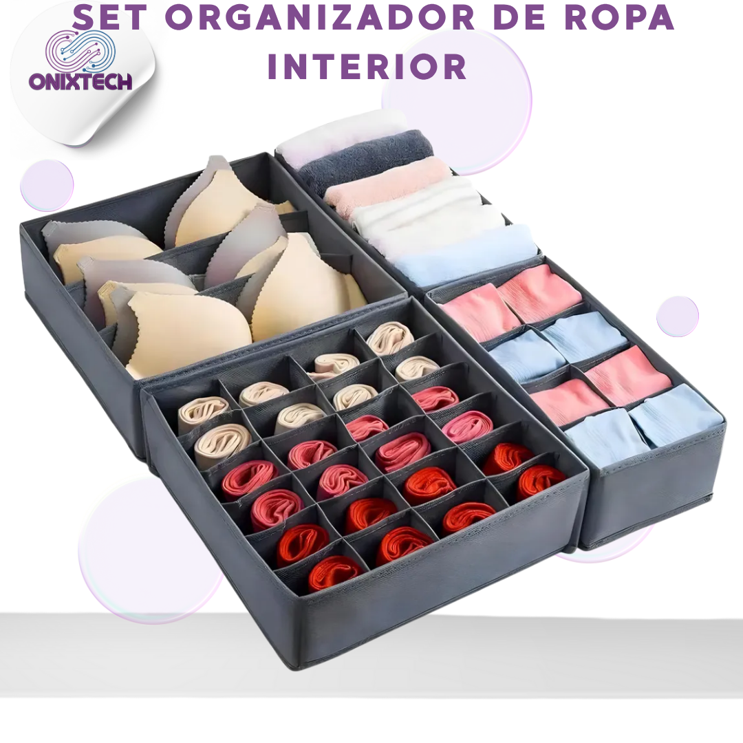 SET ORGANIZADOR DE ROPA INTERIOR